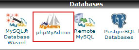 phpMyAdmin phpMyAdmin