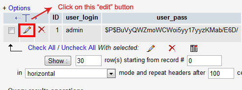 Edit Database Edit Database