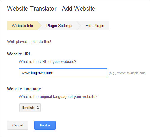 add google translate to your wordpress