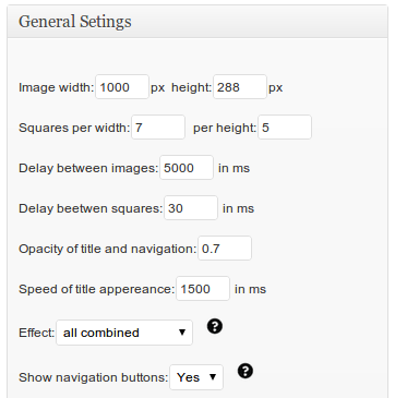 General Settings