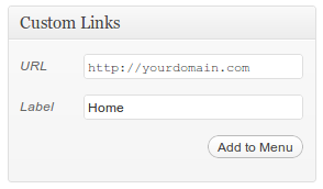 Creating Home link