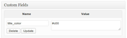 Adding New Custom Field