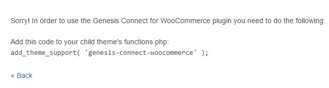 woocommerce and genesis