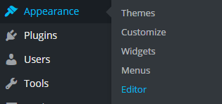 appearance editor