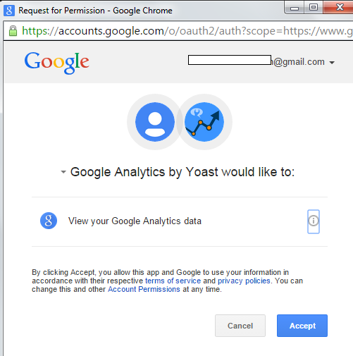 view your google analytics data